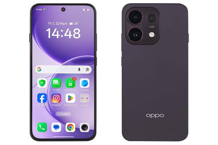 Điện thoại OPPO Reno16F 5G 8GB/128GB Màu Tím