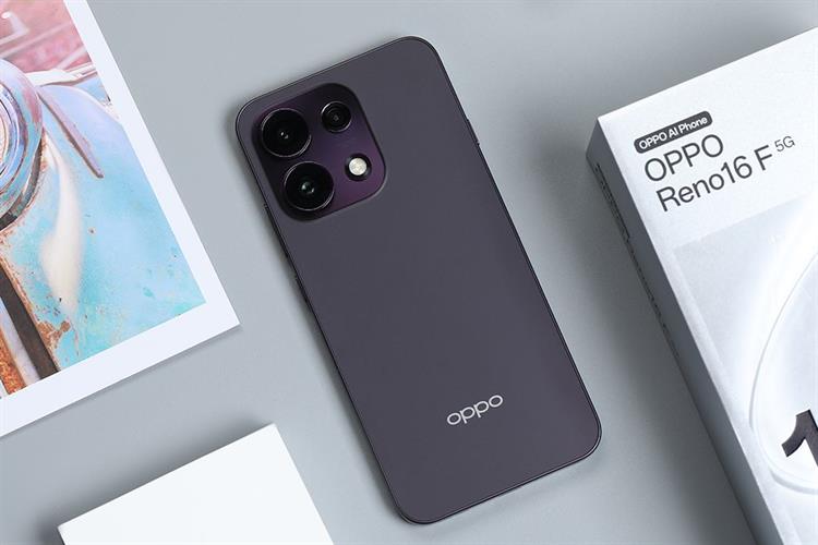 Điện thoại OPPO Reno16F 5G 8GB/128GB Màu Tím