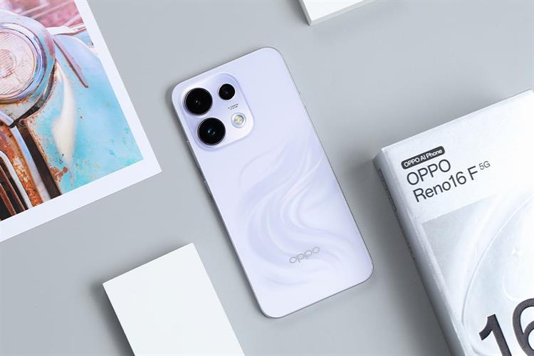 Điện thoại OPPO Reno16F 5G 8GB/128GB Màu Tím nhạt