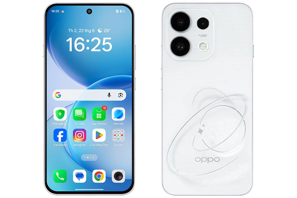 Điện thoại OPPO Reno16F 5G 8GB/128GB Màu Trắng