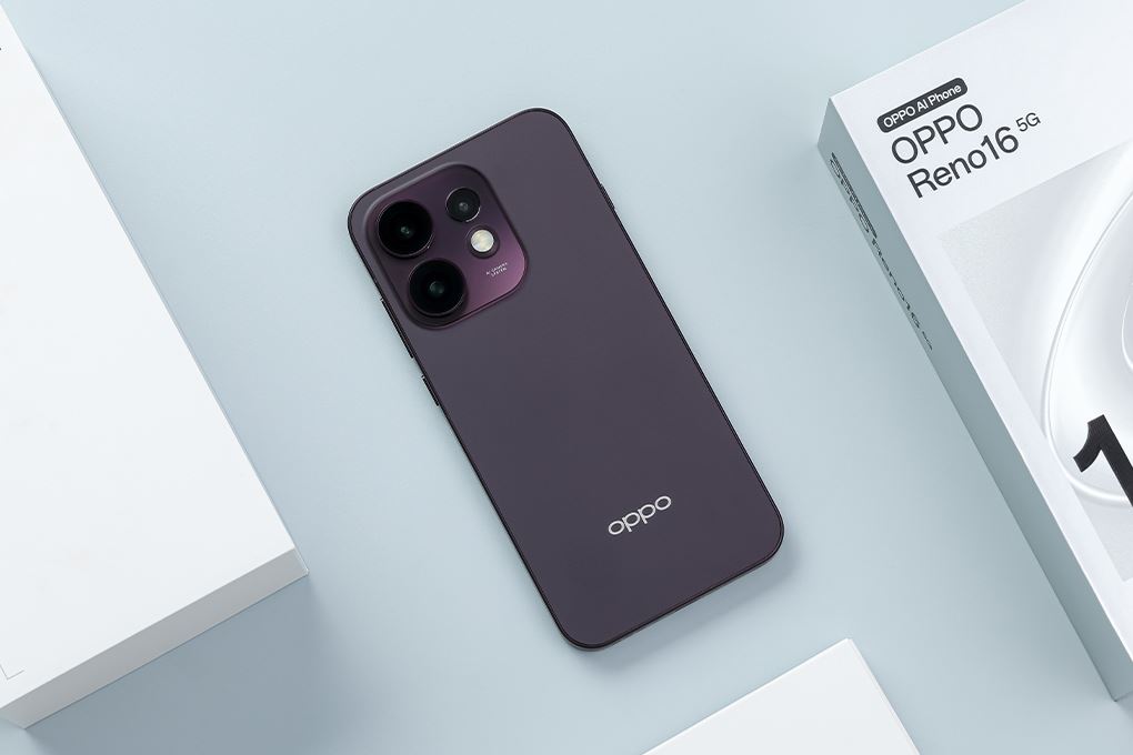 Điện thoại OPPO Reno16F 5G 8GB/128GB Màu Tím