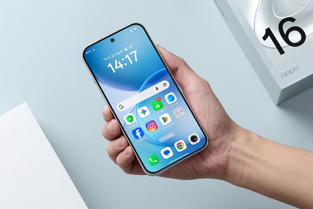 Điện thoại OPPO Reno16F 5G 8GB/128GB Màu Trắng