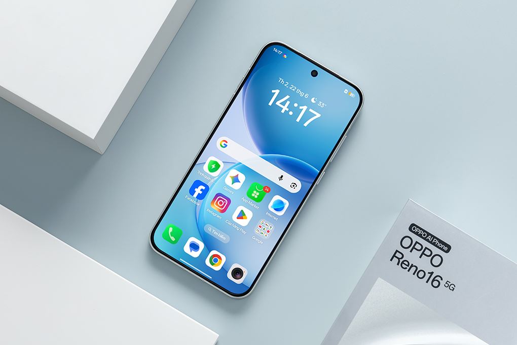 Điện thoại OPPO Reno16F 5G 8GB/128GB Màu Trắng