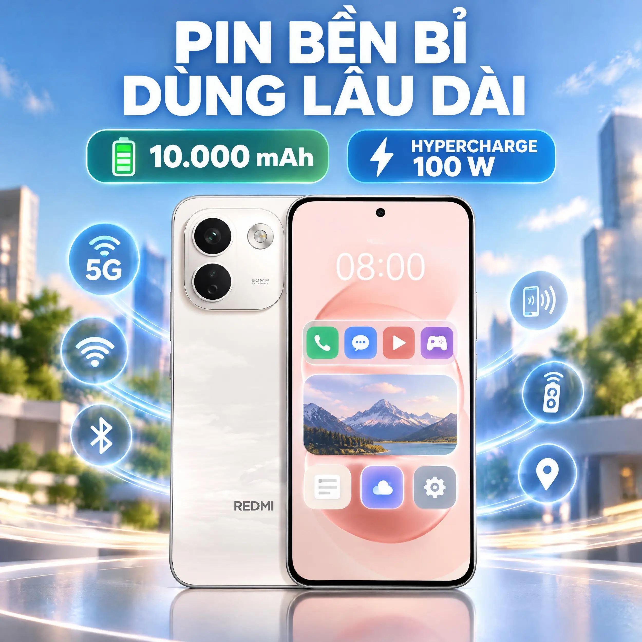 Xiaomi Redmi Note 17 Pro Max 5G 12GB/256GB - dung lượng pin Xiaomi Redmi Note 17 Pro Max 5G 12GB/256GB - dung lượng pin