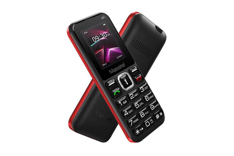 Điện thoại Masstel IZI 10S Màu Đen - Đỏ