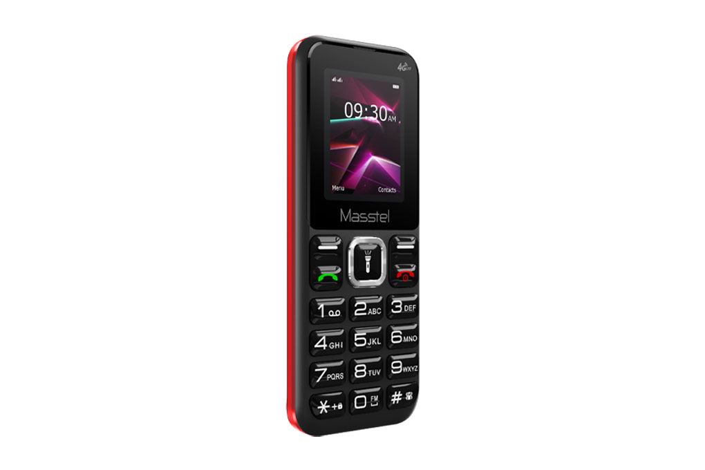 Điện thoại Masstel IZI 10S Màu Đen - Đỏ