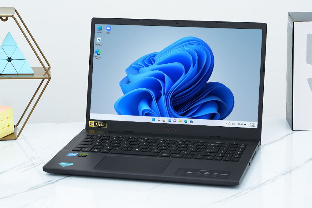 Laptop Acer Gaming Aspire 7 A715 76G 5806 - NH.QMFSV.002 (i5 12450H, 16GB, 512GB, RTX 3050 4GB, Full HD 144Hz, Win11) Màu Đen