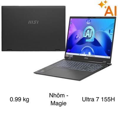 Laptop MSI Prestige 13 AI Evo A1MG - 062VN (Ultra 7 155H, 32GB, 1TB, 2.8K OLED, Win11)