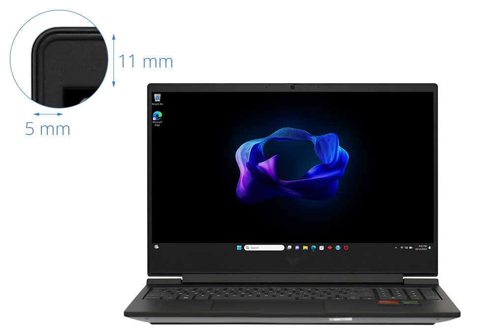 Laptop HP Gaming VICTUS 16 s0138AX R7 7840HS/32GB/512GB/8GB RTX4070/144Hz/Win11 (9Q985PA) Màu Đen