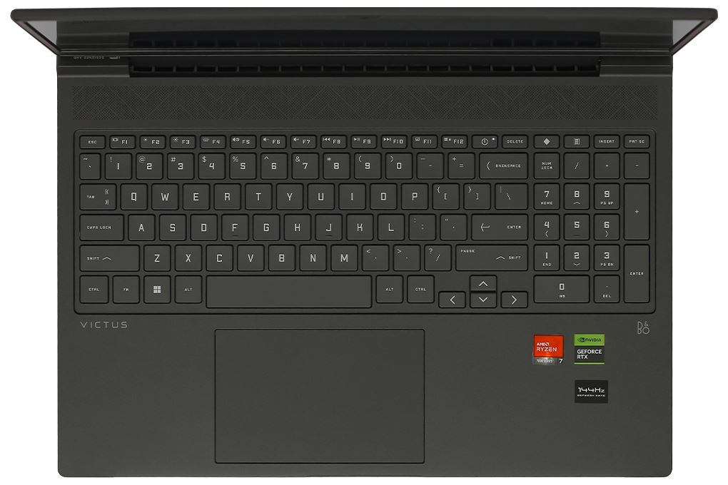 Laptop HP Gaming VICTUS 16 s0138AX R7 7840HS/32GB/512GB/8GB RTX4070/144Hz/Win11 (9Q985PA) Màu Đen
