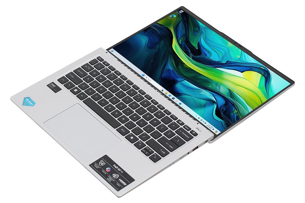 Laptop Acer Swift Go 14 AI 73 53X7 - NX.KSLSV.001 (Ultra 5 125H, 16GB, 512GB, 2.8K 120Hz, Win11) Màu Bạc