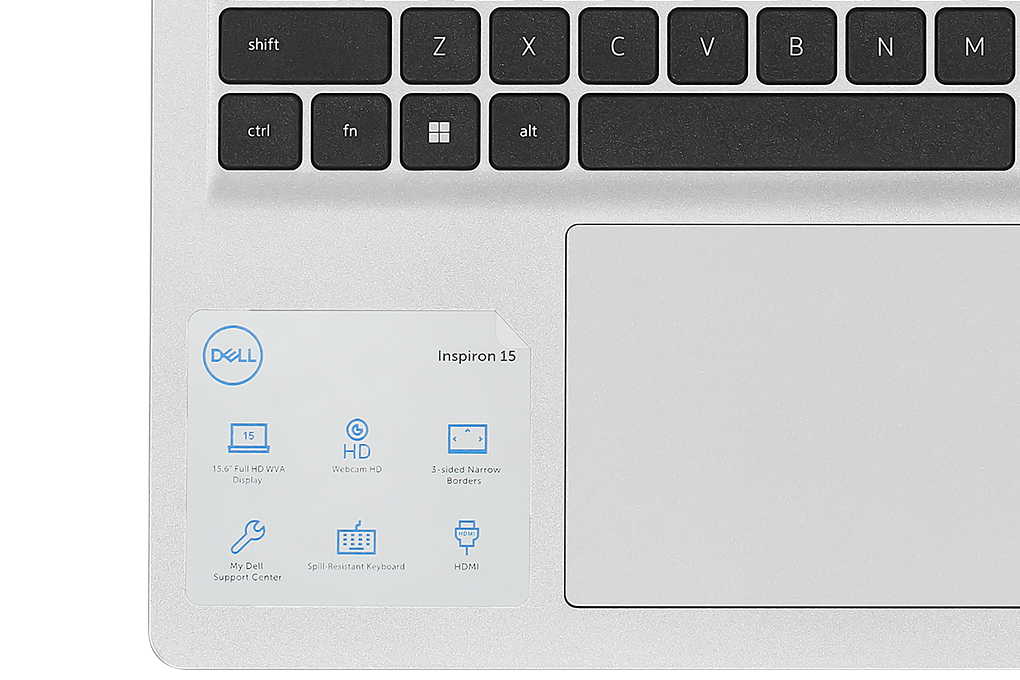 Laptop Dell Inspiron 15 3520 - N5I5052W1 (i5 1235U, 16GB, 512GB, Full HD 120Hz, OfficeHS, Win11) Màu Bạc