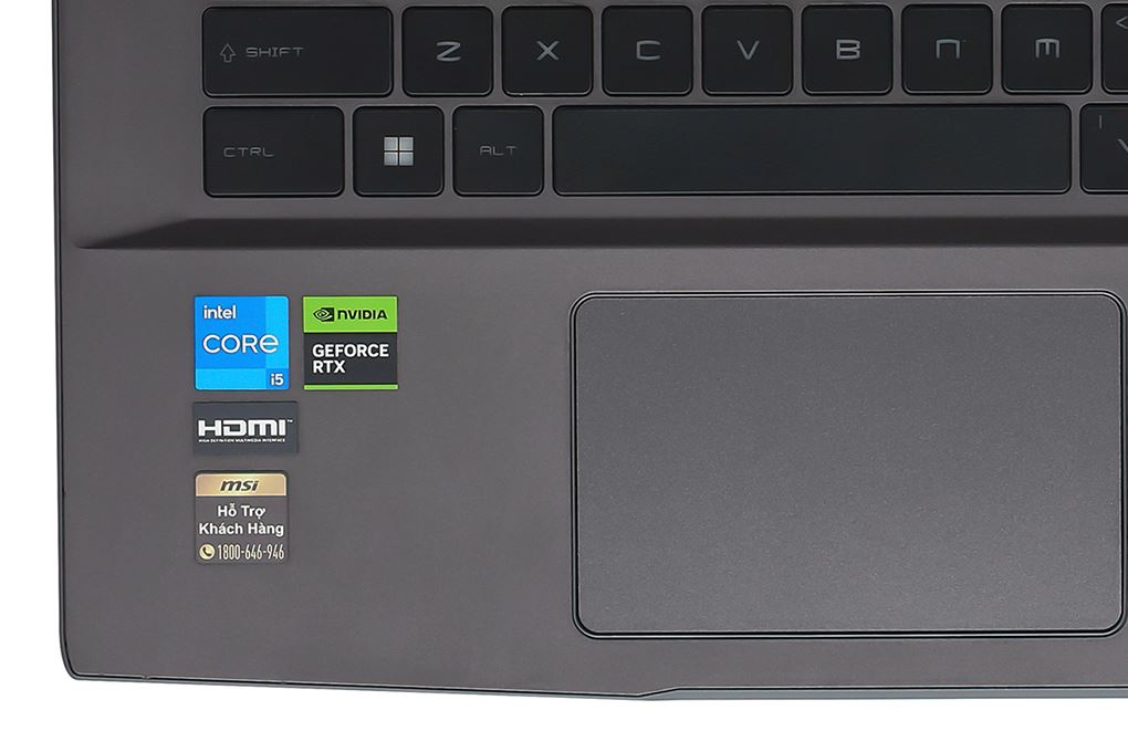 Laptop MSI Gaming Thin 15 B12UCX - 2046VN (i5 12450H, 16GB, 512GB, RTX 2050 4GB, Full HD 144Hz, Win11) Màu Xám