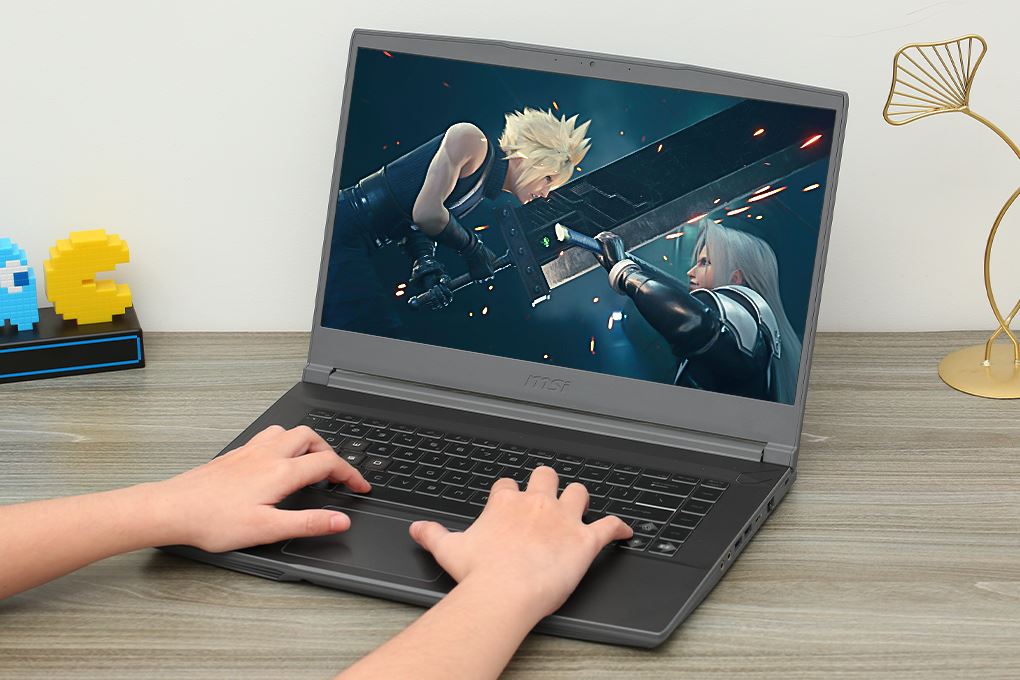 Laptop MSI Gaming Thin 15 B12UCX - 2046VN (i5 12450H, 16GB, 512GB, RTX 2050 4GB, Full HD 144Hz, Win11) Màu Xám