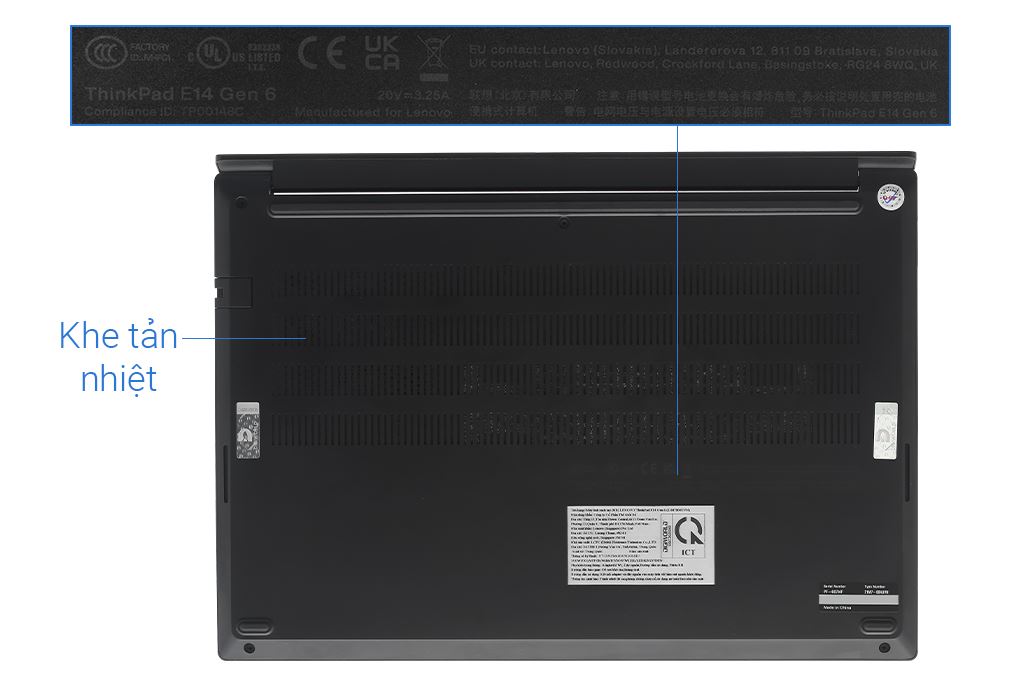 Laptop Lenovo ThinkPad E14 - 21M7004UVN (Ultra 7 155U, 16GB, 512GB, WUXGA, Win11) Màu Đen