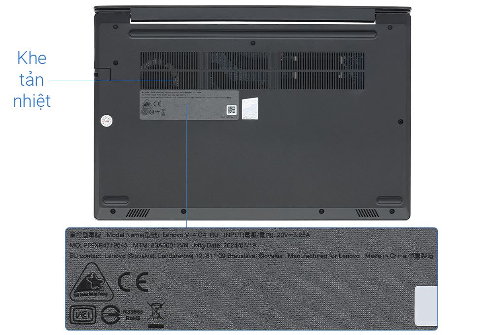 Laptop Lenovo V14 G4 - 83A00012VN (i7 1355U, 16GB, 512GB, Full HD, Win11) - 13