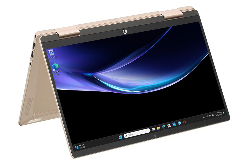 Laptop HP Pavilion X360 14 ek2024TU - 9Z2V6PA (Core 5 120U, 16GB, 512GB, Full HD, Cảm ứng, Win11) Màu Vàng