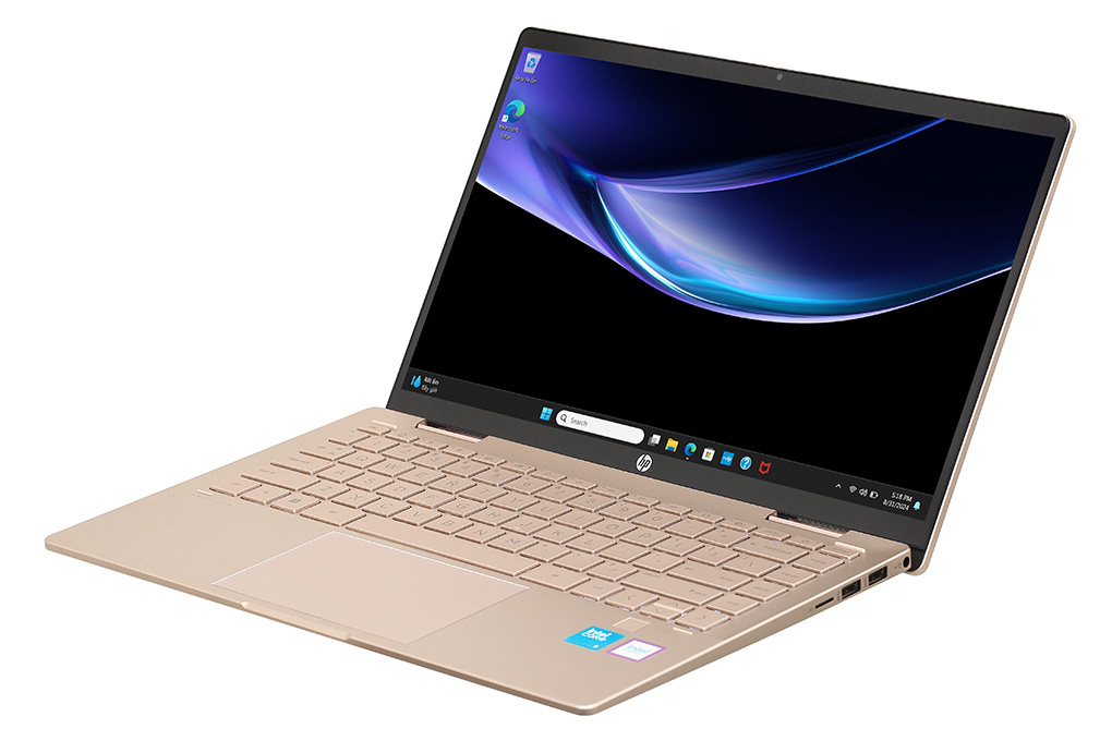 Laptop HP Pavilion X360 14 ek2024TU - 9Z2V6PA (Core 5 120U, 16GB, 512GB, Full HD, Cảm ứng, Win11) Màu Vàng