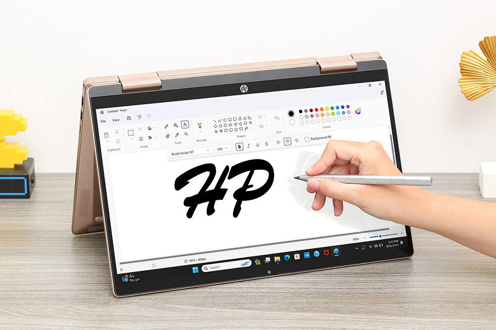 Laptop HP Pavilion X360 14 ek2024TU - 9Z2V6PA (Core 5 120U, 16GB, 512GB, Full HD, Cảm ứng, Win11) Màu Vàng