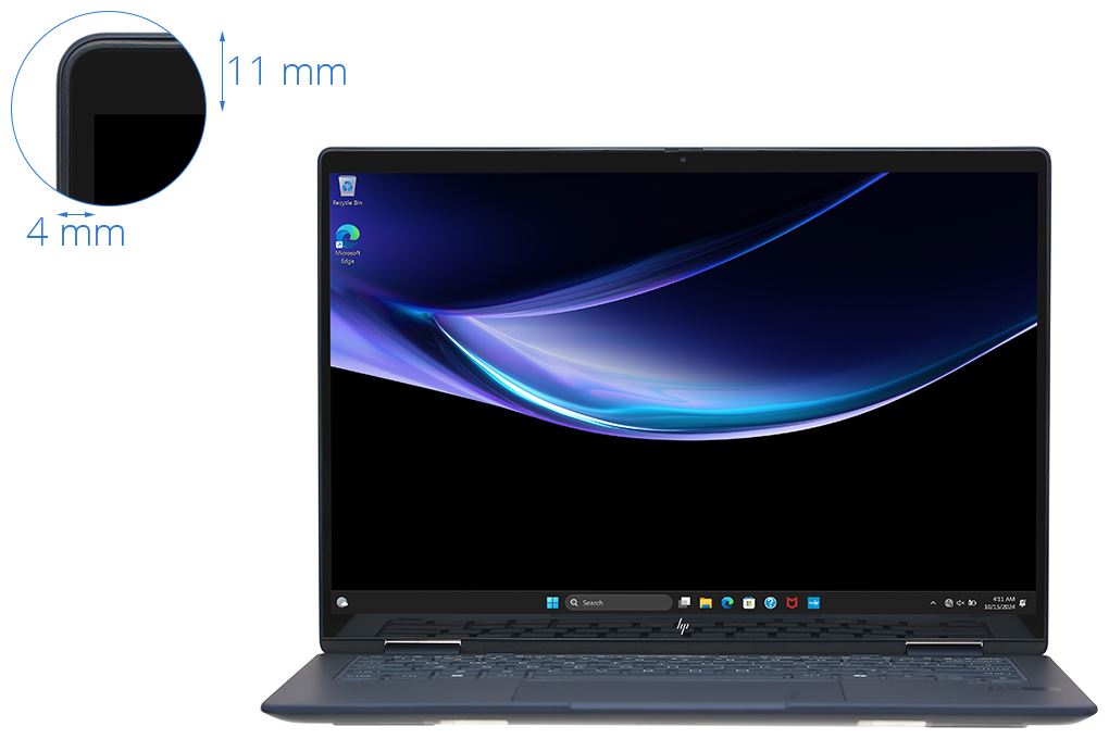 Laptop HP Envy X360 14 fc0083TU Ultra 7 155U/32GB/1TB/Touch/Pen/Win11 (A19BSPA) Màu Xanh