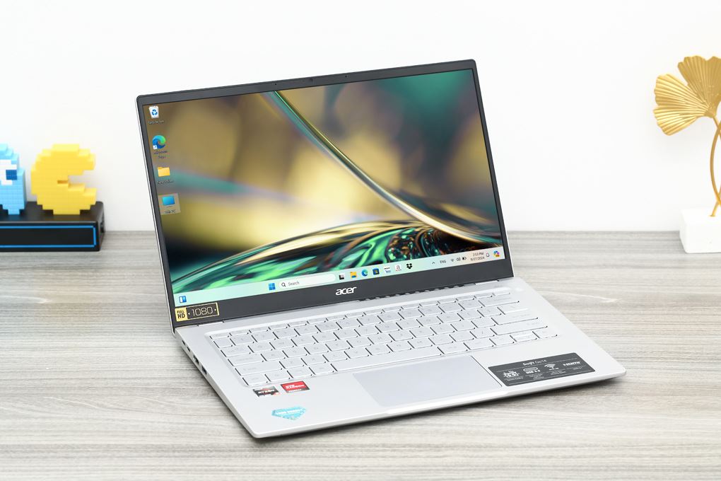 Laptop Acer Swift Go 14 41 R251 - NX.KG3SV.005 (R5 7430U, 16GB, 1TB, Full HD, Win11) Màu Bạc