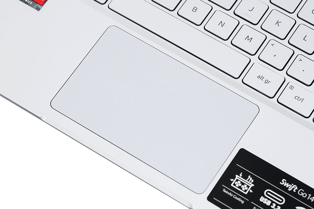 Laptop Acer Swift Go 14 41 R251 - NX.KG3SV.005 (R5 7430U, 16GB, 1TB, Full HD, Win11) Màu Bạc