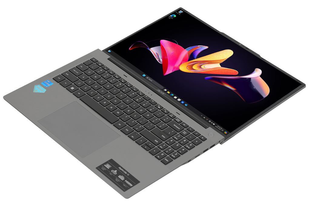 Laptop Acer Aspire Lite AL16 51P 596H - NX.KWZSV.002 (i5 1235U, 8GB, 512GB, WUXGA, Win11) - 12