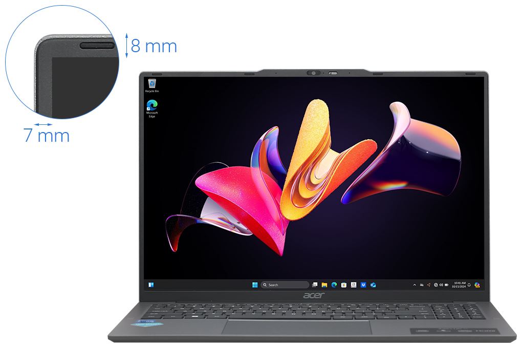 Laptop Acer Aspire Lite AL16 51P 596H - NX.KWZSV.002 (i5 1235U, 8GB, 512GB, WUXGA, Win11) - 3