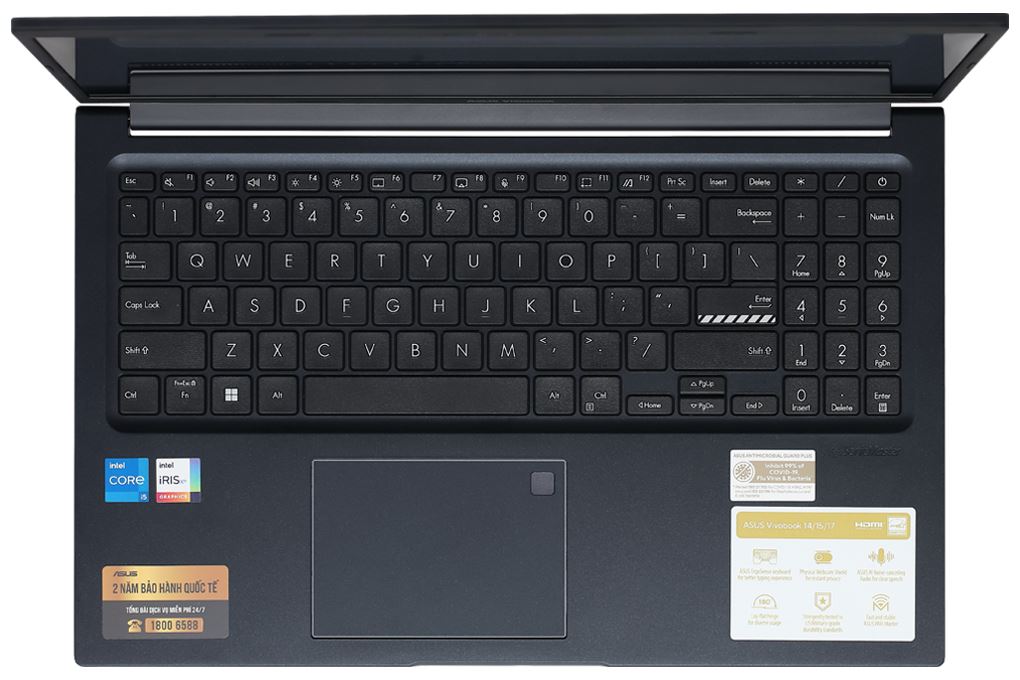 Laptop Asus Vivobook 15 X1504ZA - NJ1546W (i5 1235U, 16GB, 512GB, Full HD, Win11) Màu Xanh Dương