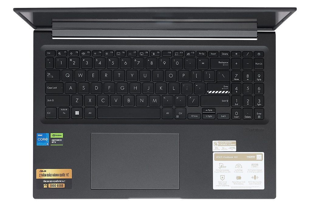 Laptop Asus Gaming Vivobook K3605ZF - RP745W (i5 12500H, 16GB, 512GB, RTX 2050 4GB, WUXGA 144Hz, Win11) Màu Đen