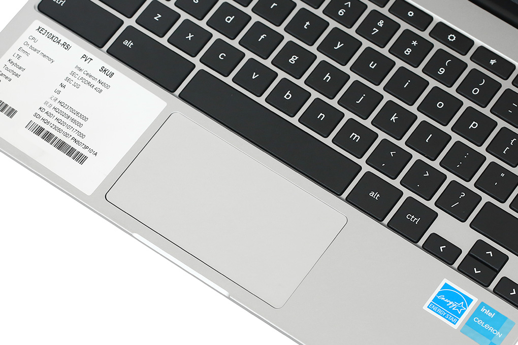 Laptop Samsung XE310XDA-KA1VN (N4500, 4GB, 32GB, HD, ChromeOS) Màu Bạc