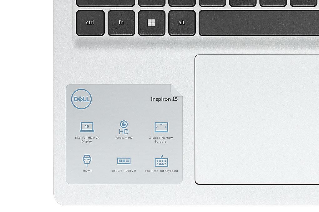 Laptop Dell Inspiron 15 3530 - 71043885 (i5 1334U, 16GB, 512GB, Full HD 120Hz, OfficeHS, KYHD, Win11) - 10