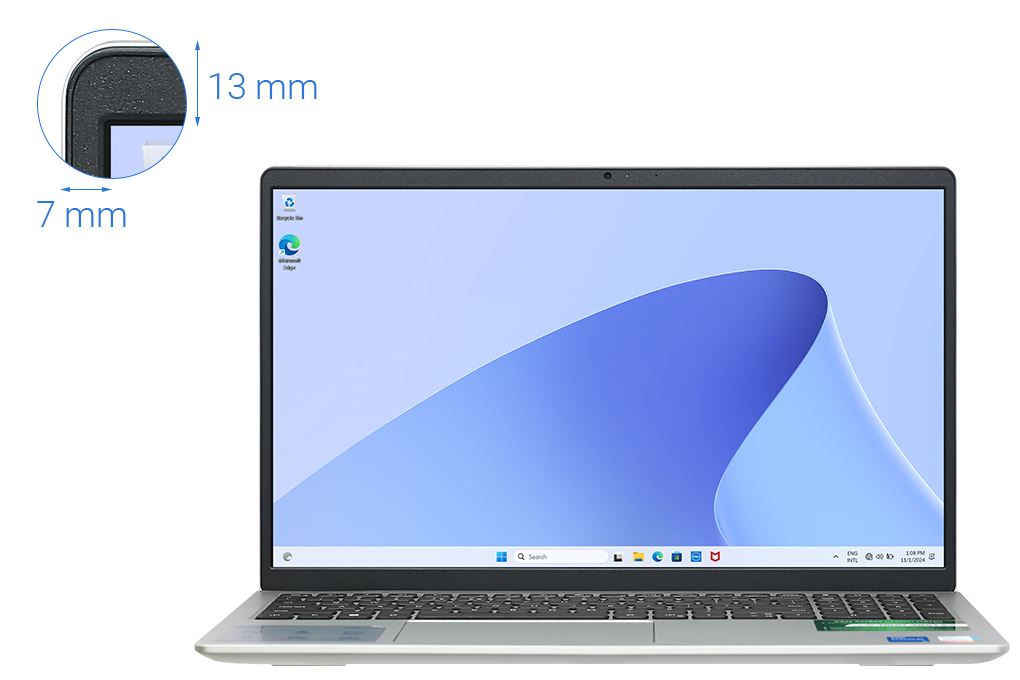 Laptop Dell Inspiron 15 3530 - 71043885 (i5 1334U, 16GB, 512GB, Full HD 120Hz, OfficeHS, KYHD, Win11) - 3