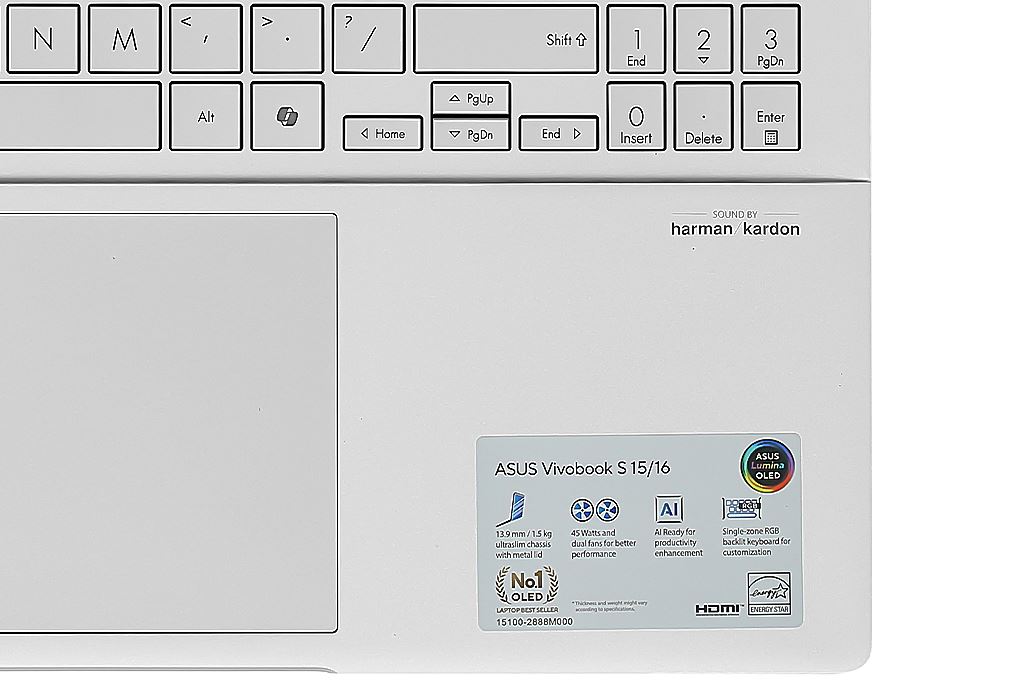 Laptop Asus Vivobook S 16 OLED M5606WA R9 AI HX 370/32GB/1TB/120Hz/OfficeHS/Win11 (MX072WS) - 11
