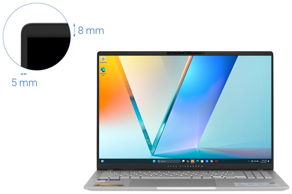 Laptop Asus Vivobook S 16 OLED M5606WA R9 AI HX 370/32GB/1TB/120Hz/OfficeHS/Win11 (MX072WS) - 3