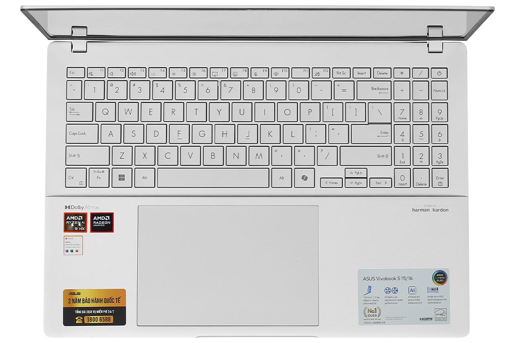 Laptop Asus Vivobook S 16 OLED M5606WA R9 AI HX 370/32GB/1TB/120Hz/OfficeHS/Win11 (MX072WS) - 4
