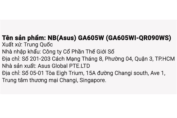 Laptop Asus Gaming ROG Zephyrus G16 GA605WI R9 AI HX 370/32GB/1TB/8GB RTX4070//240Hz/OfficeHS/Office365/Win11 (QR090WS) Màu Xám