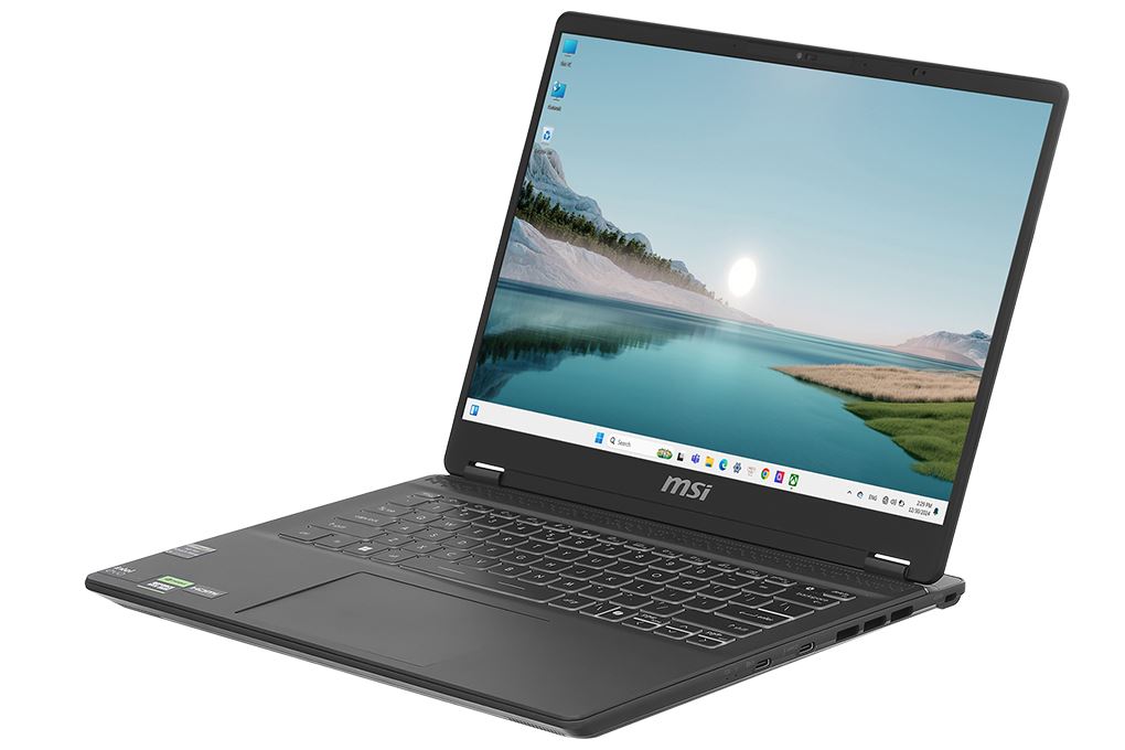 Laptop MSI Prestige 14 AI Studio C1VEG - 056VN (Ultra 7 155H, 32GB, 1TB, RTX 4050 6GB, 2.8K, Win11) Màu Xám