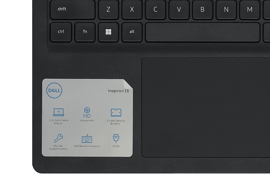 Laptop Dell Inspiron 15 3520 - N3520-i5U165W11BLU-FP (i5 1235U, 16GB, 512GB, Full HD 120Hz, OfficeHS, Win11) Màu Đen
