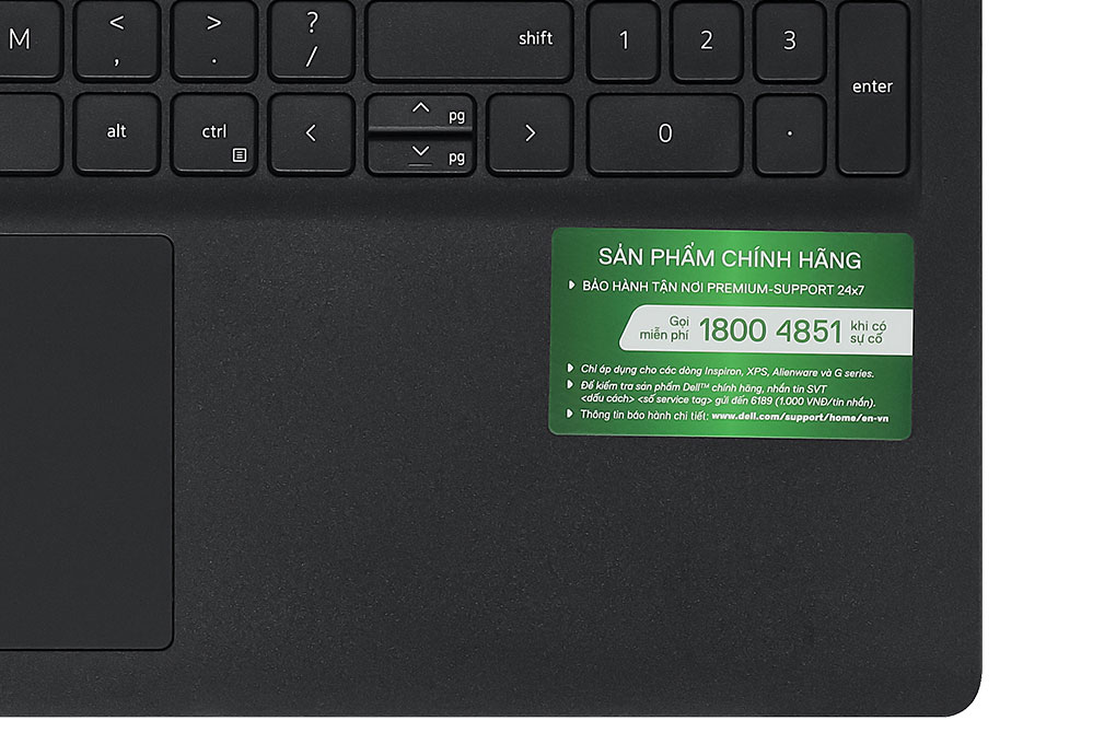 Laptop Dell Inspiron 15 3520 - N3520-i5U165W11BLU-FP (i5 1235U, 16GB, 512GB, Full HD 120Hz, OfficeHS, Win11) Màu Đen