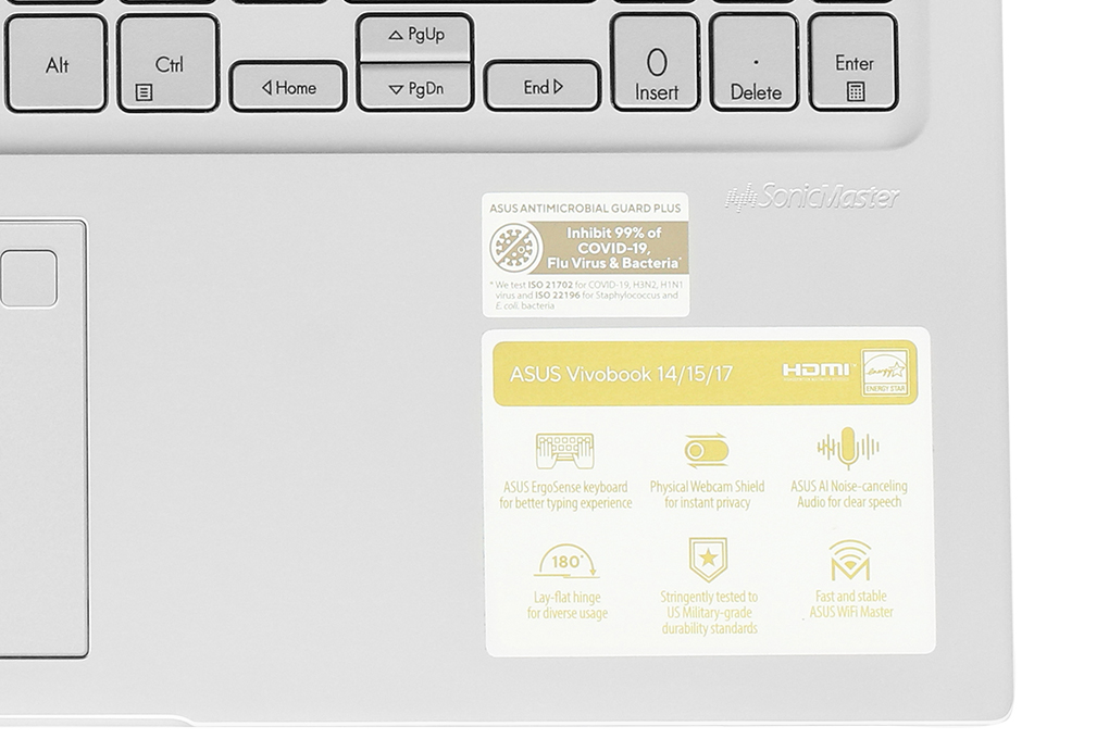 Laptop Asus Vivobook 15 X1504ZA - NJ1608W (i5 1235U, 16GB, 512GB, Full HD, Win11) Màu Bạc