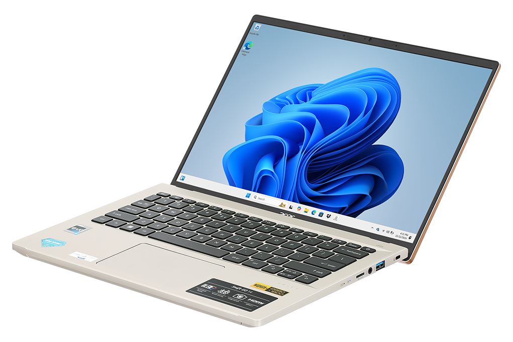 Laptop Acer Swift Go SFG14 71 513F i5 13500H/16GB/512GB/OfficeHS/Win11 (NX.KPZSV.003) Màu Vàng
