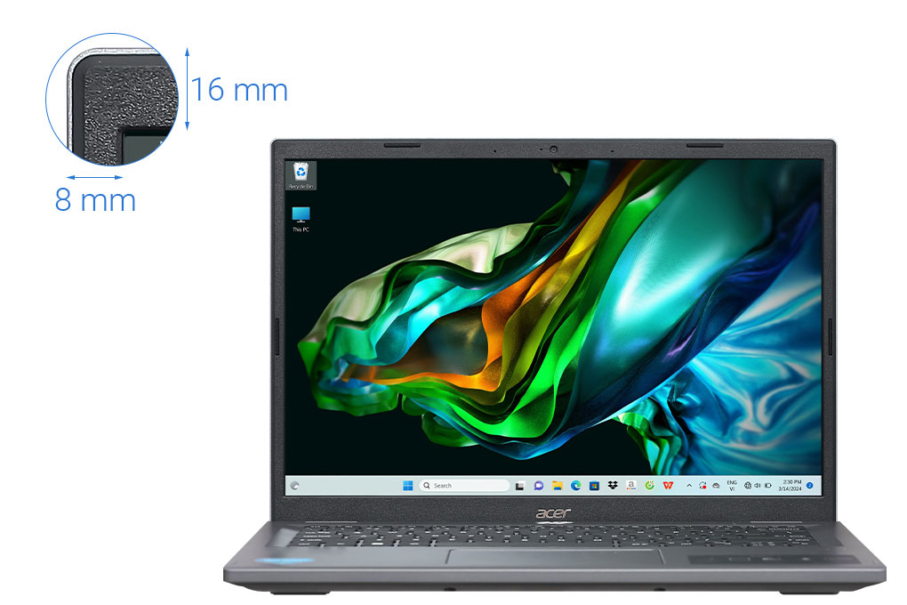 Laptop Acer Aspire 5 A514 56P 742F i7 1355U/16GB/512GB/Win11 (NX.KHRSV.005) - 3
