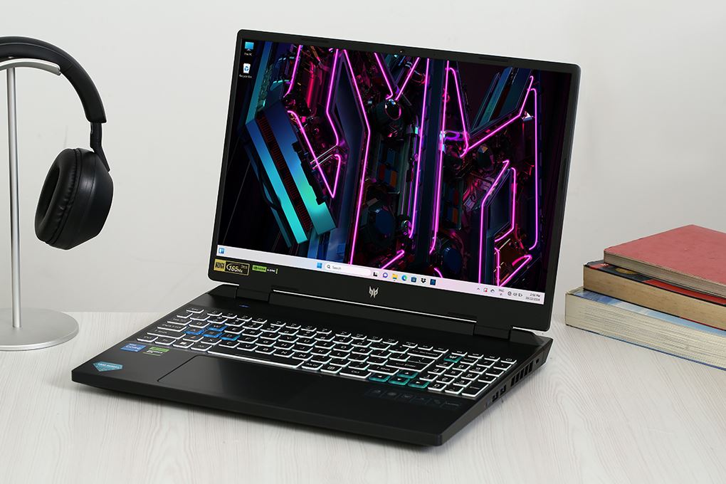 Laptop Acer Gaming Predator Helios Neo PHN16 71 53M7 - NH.QLUSV.005 (i5 13500HX, 16GB, 512GB, RTX 4060 8GB, WUXGA 165Hz, Win11) Màu Đen