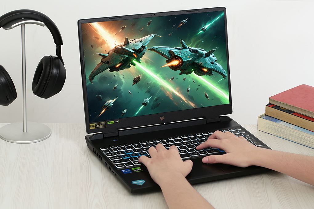 Laptop Acer Gaming Predator Helios Neo PHN16 71 53M7 - NH.QLUSV.005 (i5 13500HX, 16GB, 512GB, RTX 4060 8GB, WUXGA 165Hz, Win11) Màu Đen