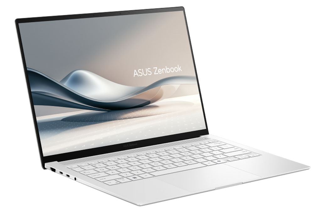 Laptop Asus Zenbook S 14 UX5406SA - PV140WS (Ultra 7 258V, 32GB, 1TB, 2.8K OLED 120Hz, OfficeHS, Win11) Màu Trắng
