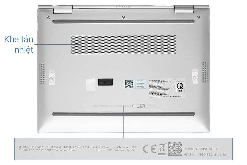 Laptop HP Elitebook X360 830 G11 - A7RB9PT (Ultra 5 135U, 16GB, 512GB, WUXGA, Cảm ứng, Win11 Pro) - 13