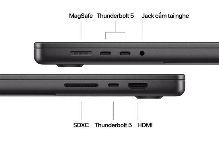 Laptop MacBook Pro 16 inch M4 Max 128GB/1TB Màu Đen