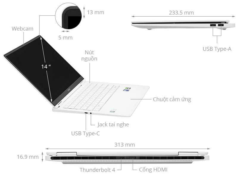 HP Gaming OMEN 14 fb0135TX - AY8V1PA (Ultra 7 155H, 16GB, 1TB, RTX 4060 8GB, 2.8K OLED 120Hz, Win11)