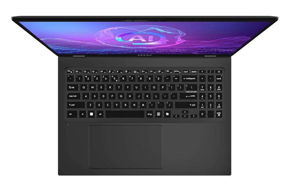 Laptop MSI Prestige 16 AI+ B2VMG - 016VN (Ultra 9 288V, 32GB, 1TB, 4K/UHD+ OLED, Win11) Màu Xám